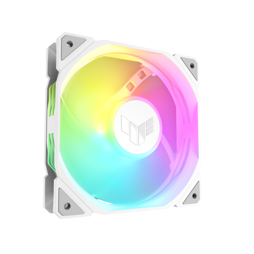 Asus TUF GAMING TR120 ARGB REVERSE 1-pack White Carcasa del ordenador Refrigerador de aire 12 cm Blanco Iluminación LED RGB