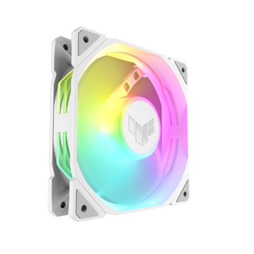 Asus TUF GAMING TR120 ARGB REVERSE 1-pack White Carcasa del ordenador Refrigerador de aire 12 cm Blanco Iluminación LED RGB