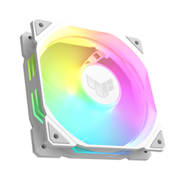 Asus TUF GAMING TR120 ARGB REVERSE 1-pack White Carcasa del ordenador Refrigerador de aire 12 cm Blanco Iluminación LED RGB