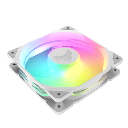 Asus TUF GAMING TR120 ARGB REVERSE 1-pack White Carcasa del ordenador Refrigerador de aire 12 cm Blanco Iluminación LED RGB