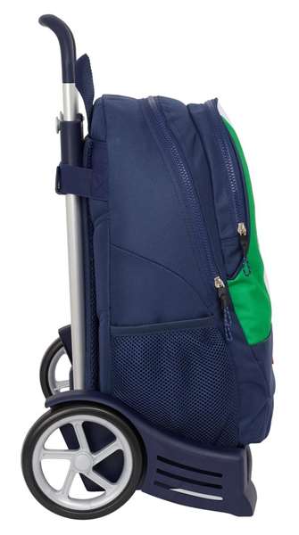 Mochila Escolar con Ruedas Benetton Flag Azul marino 32 x 44 x 16 cm