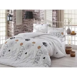 Juego de Cama Blanco 220x240 cm con 2 Fundas de Almohada 60x60 cm - 65% Algodón, 35% Poliéster - ASI8681181528631