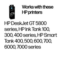 HP GT53XL Botella de Tinta Negra de 135 ml Original