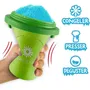 Chillfactor BAN3701405815172 Taza de granizado de colores aleatorios (azul, rosa o verde) con pajita