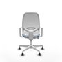 PIQUERAS Y CRESPO Silla de oficina Cilanco Azul cielo y Blanco