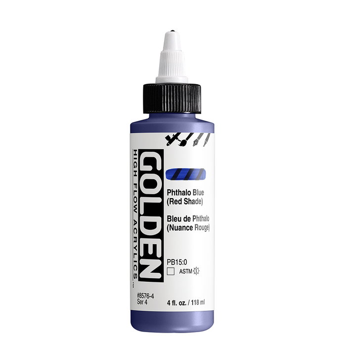 Golden Thalo Azul (Tono Rojo) Acrílico High Flow 118 ml Golden Thalo Azul (Tono Rojo) Acrílico High Flow 118 ml