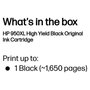 HP Cartucho de Tinta Negro 950XL Original