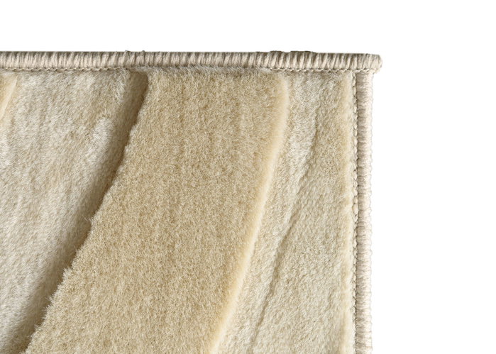 DKD Home Decor Alfombra de Poliéster Beige 140x200 cm Antideslizante