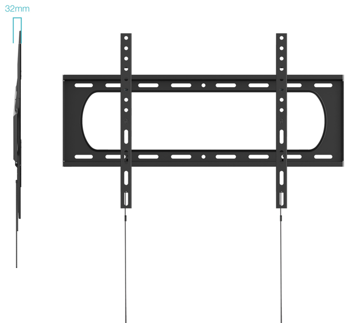 Tooq Soporte Fijo de Pared para Pantallas 37-140 pulgadas LP37140F-B Negro