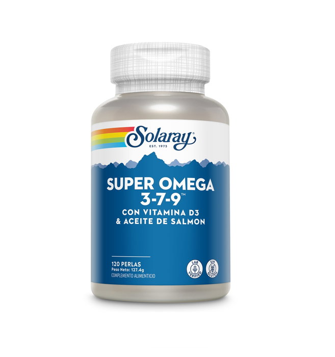 SOLARAY Super Omega 3 7 9 - 120 Perlas