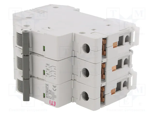 ETI POLAM Interruptor magnetotérmico ETIMAT 6 3P C32 6kA