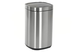 DKD Home Decor Papelera Touch Mate Plateado 30L