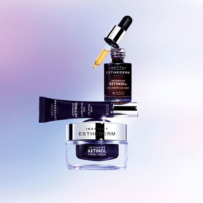 Institut Esthederm Intensive Retinol Crema Facial Reafirmante 50 ml - Suaviza Arrugas y Uniforma el Tono de Piel, Tratamiento con Retinol