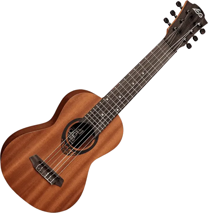 LAG Ukelele Tenor Tiki Uku Baby Guitar Sapelli Funda Incluida LAG Ukelele Tenor Tiki Uku Baby Guitar Sapelli Funda Incluida