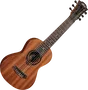 LAG Ukelele Tenor Tiki Uku Baby Guitar Sapelli Funda Incluida