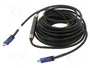 LANBERG Cable HDMI 15 m versión 2.0 4K Negro