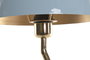 DKD Home Decor Lámpara de Sobremesa Zigzag Seta Dorado