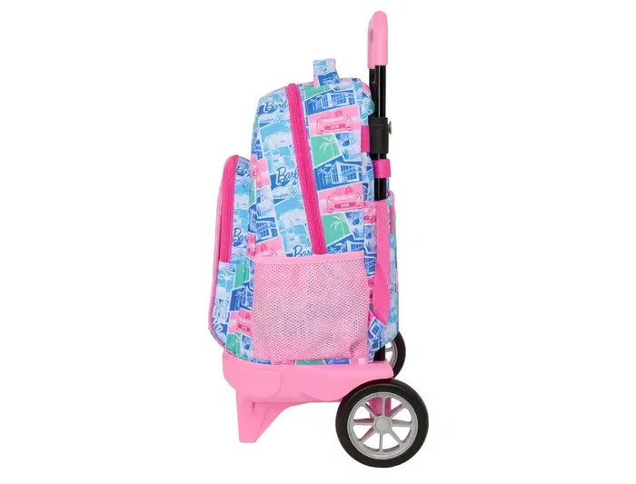 Safta Mochila Escolar Grande con Ruedas Compact Evolution Extraíble Barbie 450x330x220 mm