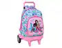 Safta Mochila Escolar Grande con Ruedas Compact Evolution Extraíble Barbie 450x330x220 mm