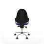 PIQUERAS Y CRESPO Silla de oficina Aýna Azul claro con mecanismo Asincro