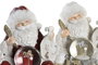 DKD Home Decor Figura Navidad Moderna Resina Bola 12 x 14 x 14 cm (2 Unidades)