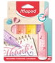 Maped Rotuladores Fluorescente Pastel Flex Colores Surtidos de 4 Unidades