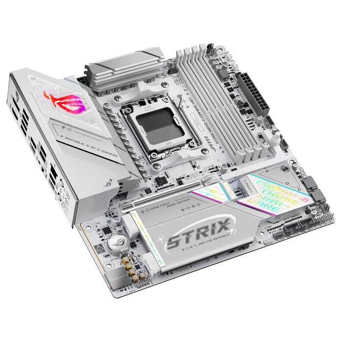 ASUS ROG STRIX B850-G GAMING WiFi Placa Base AMD B850, Zócalo AM5, DDR5, micro ATX, WiFi 7, Bluetooth 5.4 ASUS ROG STRIX B850-G GAMING WiFi Placa Base AMD B850, Zócalo AM5, DDR5, micro ATX, WiFi 7, Bluetooth 5.4