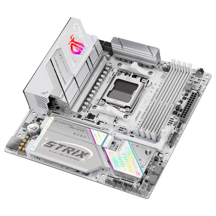 ASUS ROG STRIX B850-G GAMING WiFi Placa Base AMD B850, Zócalo AM5, DDR5, micro ATX, WiFi 7, Bluetooth 5.4 ASUS ROG STRIX B850-G GAMING WiFi Placa Base AMD B850, Zócalo AM5, DDR5, micro ATX, WiFi 7, Bluetooth 5.4