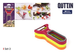 Quttin Set de 3 Peladores de Cocina inde