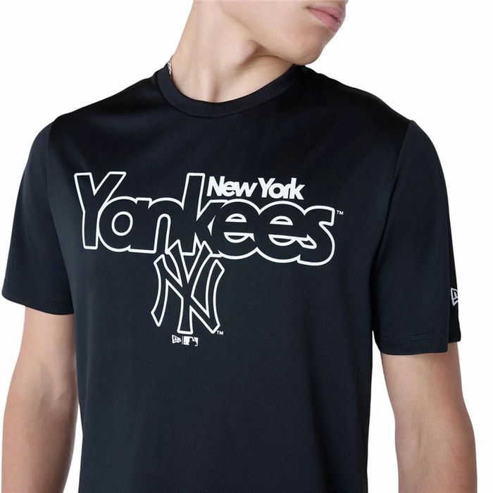 Camiseta de baloncesto New Era New York Yankees MLB Negro