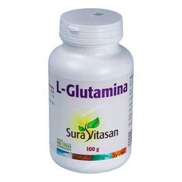 SURA VITASAN L-Glutamina 100Gr. Suplemento para Mantenimiento Muscular de Deportistas
