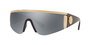 Versace VE2197-10006G con cristales grises y montura negra