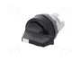 ABB Interruptor rotativo M2S de 2 posiciones, 22mm, negro