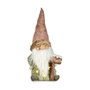 KRIST+ Set de 4 Duendes de Resina Welcome con Gorro Rosa con Luz