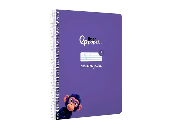 Liderpapel Cuaderno Espiral Pautaguía A5 Cuadro 4mm Lila Liderpapel Cuaderno Espiral Pautaguía A5 Cuadro 4mm Lila