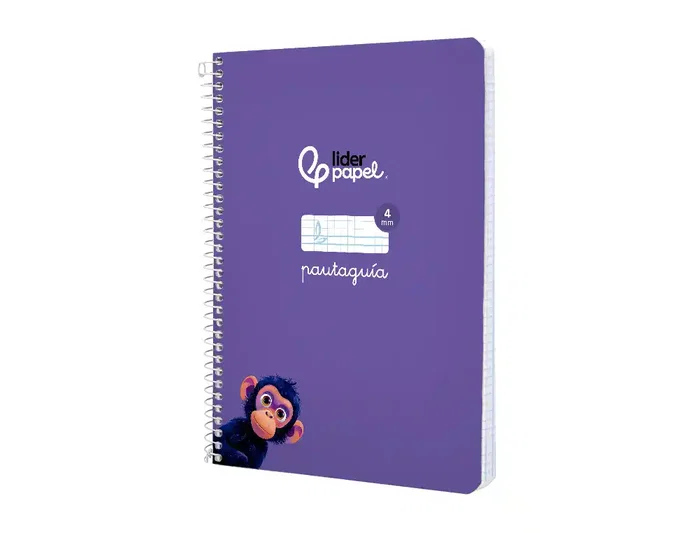 Liderpapel Cuaderno Espiral Pautaguía A5 Cuadro 4mm Lila Liderpapel Cuaderno Espiral Pautaguía A5 Cuadro 4mm Lila