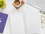 Liderpapel Cuaderno Espiral Pautaguía A5 Cuadro 4mm Lila