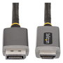 StarTech.com Cable Adaptador DisplayPort a HDMI 8K 60Hz 4K 144Hz 2m, Gris espacio, 133DISPLAYPORTHDMI21