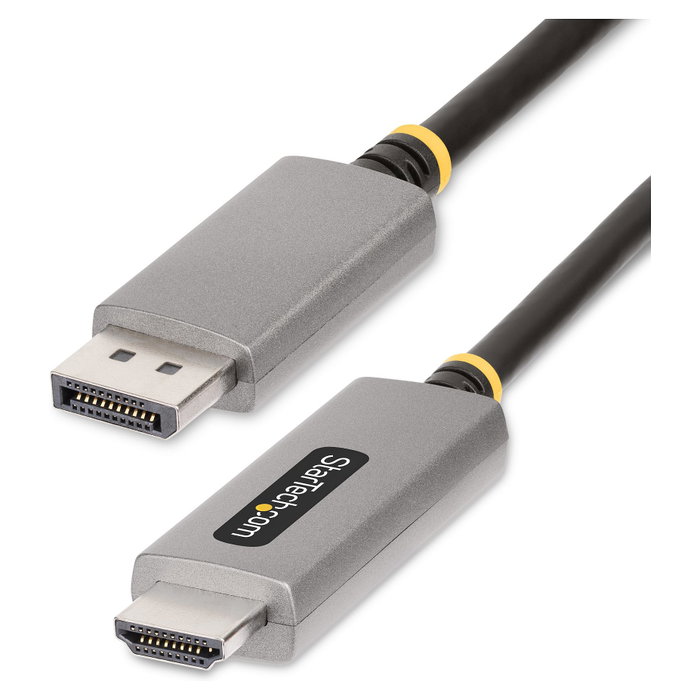 StarTech.com Cable Adaptador DisplayPort a HDMI 8K 60Hz 4K 144Hz 2m, Gris espacio, 133DISPLAYPORTHDMI21