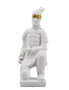 DKD Home Decor Figura de Guerrero Blanco y Dorado en Resina