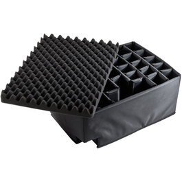 B&W Outdoor Case Type 6800 con sistema de divisores Negro