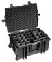 B&W Outdoor Case Type 6800 con sistema de divisores Negro