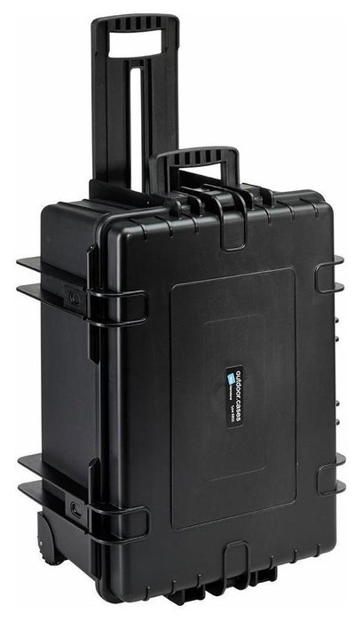 B&W Outdoor Case Type 6800 con sistema de divisores Negro B&W Outdoor Case Type 6800 con sistema de divisores Negro
