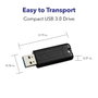 Verbatim PinStripe 32 GB USB 3.2 Gen 1 Negro