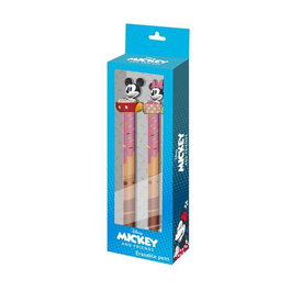 Karactermania Disney Mickey y Minnie Mix Pack 2 Bolígrafos de Gel Borrables Multicolor