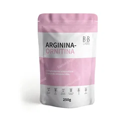 BSB LABS L-Arginina/L-Ornitina 250Gr Vegano Sin Gluten Apto KETO