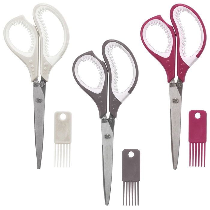 Cook Concept Tijeras para Hierbas con Peine, 20 cm, Diseño Ergonómico, Facilita Preparaciones Culinarias