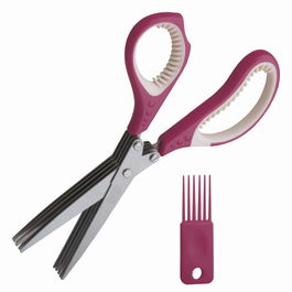 Cook Concept Tijeras para Hierbas con Peine, 20 cm, Diseño Ergonómico, Facilita Preparaciones Culinarias