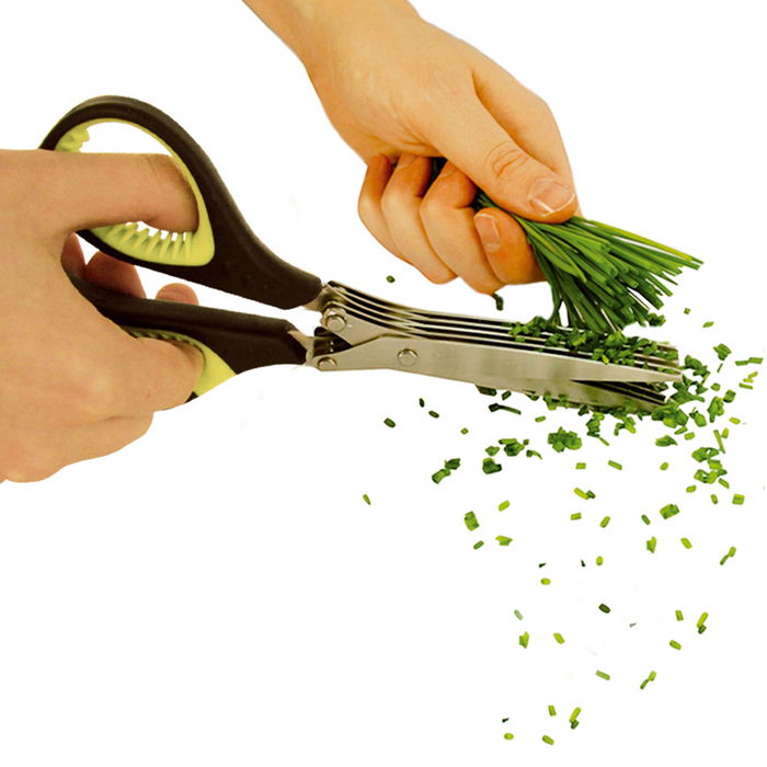 Cook Concept Tijeras para Hierbas con Peine, 20 cm, Diseño Ergonómico, Facilita Preparaciones Culinarias
