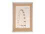 Giftdecor Portafoto de Plata y Madera para Foto 10x15 cm con Marco de Vidrio (Set de 24)